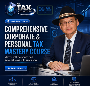 Comprehensive Corporate & Personal Tax Mastery Course